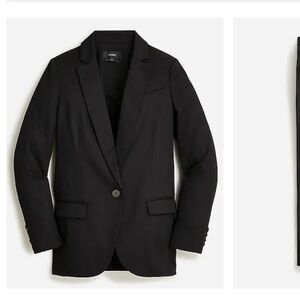 JCrew Alfie Blazer in Grammercy Twill Black - size 18
